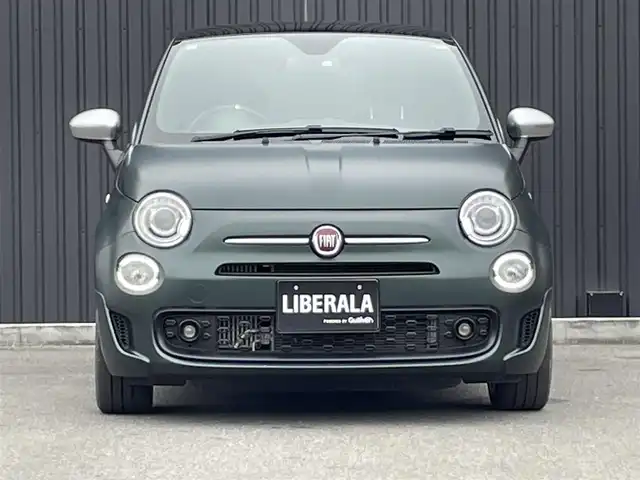 フィアット ５００ マヌアーレ ピゥ チエロ 福島県 2021(令3)年 1.3万km Ｄグリーン 155台限定特別仕様車/ワンオーナー/5速MT/ガラスルーフ/純正オーディオ(USB)/AppleCarPlay/キセノンヘッドライト/純正16AW/純正フロアマット/取扱説明書/保証書