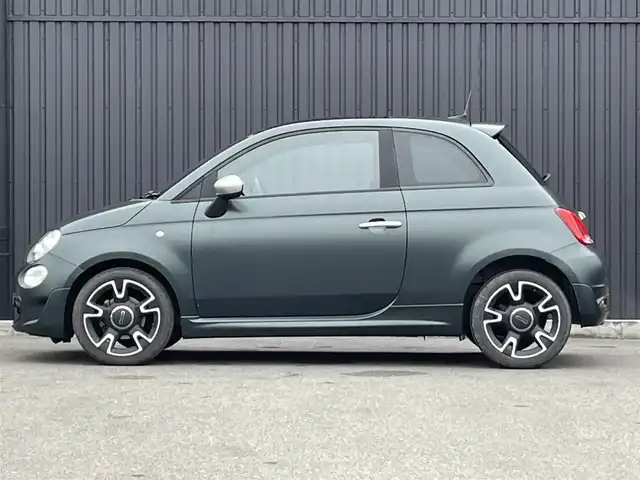 フィアット ５００ マヌアーレ ピゥ チエロ 福島県 2021(令3)年 1.3万km Ｄグリーン 155台限定特別仕様車/ワンオーナー/5速MT/ガラスルーフ/純正オーディオ(USB)/AppleCarPlay/キセノンヘッドライト/純正16AW/純正フロアマット/取扱説明書/保証書