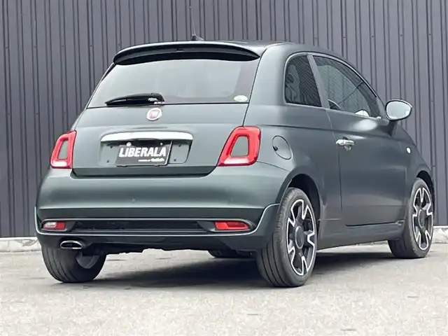 フィアット ５００ マヌアーレ ピゥ チエロ 福島県 2021(令3)年 1.3万km Ｄグリーン 155台限定特別仕様車/ワンオーナー/5速MT/ガラスルーフ/純正オーディオ(USB)/AppleCarPlay/キセノンヘッドライト/純正16AW/純正フロアマット/取扱説明書/保証書