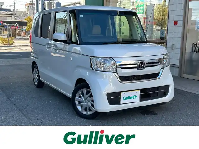 ホンダ Ｎ ＢＯＸ L 愛知県 2021(令3)年 3.7万km プラチナホワイトパール ワンオーナー/純正ナビ〈VXM-214FVi〉/Bluetooth/DVD/地デジTV/バックカメラ/左リアパワースライドドア/ホンダセンシング/・衝突軽減ブレーキ（CMBS）/・誤発信抑制機能/・アダプティブクルーズコントロール（ACC）/・車線維持支援システム（LKAS）/・パーキングセンサーシステム/前席シートヒーター/ビルトインETC/シートバックテーブル/後部座席リフレッシュモード/スマートキー＆プッシュスタート
