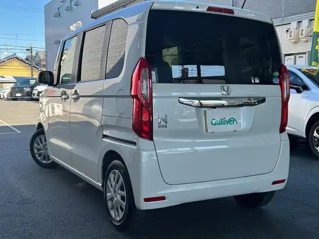 ホンダ Ｎ ＢＯＸ L 愛知県 2021(令3)年 3.7万km プラチナホワイトパール ワンオーナー/純正ナビ〈VXM-214FVi〉/Bluetooth/DVD/地デジTV/バックカメラ/左リアパワースライドドア/ホンダセンシング/・衝突軽減ブレーキ（CMBS）/・誤発信抑制機能/・アダプティブクルーズコントロール（ACC）/・車線維持支援システム（LKAS）/・パーキングセンサーシステム/前席シートヒーター/ビルトインETC/シートバックテーブル/後部座席リフレッシュモード/スマートキー＆プッシュスタート
