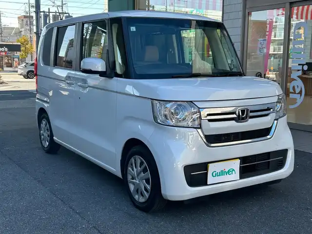 ホンダ Ｎ ＢＯＸ L 愛知県 2021(令3)年 3.7万km プラチナホワイトパール ワンオーナー/純正ナビ〈VXM-214FVi〉/Bluetooth/DVD/地デジTV/バックカメラ/左リアパワースライドドア/ホンダセンシング/・衝突軽減ブレーキ（CMBS）/・誤発信抑制機能/・アダプティブクルーズコントロール（ACC）/・車線維持支援システム（LKAS）/・パーキングセンサーシステム/前席シートヒーター/ビルトインETC/シートバックテーブル/後部座席リフレッシュモード/スマートキー＆プッシュスタート