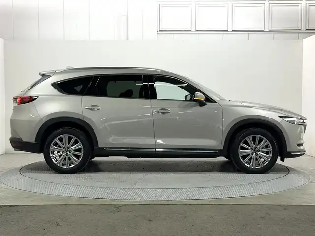 マツダ ＣＸ－８ 25T エクスクルーシブモード 大阪府 2021(令3)年 1.4万km プラチナクォーツメタリック 茶革シート BOSEサウンド 純正10.25incナビTV 360カメラ デジタルインナーミラー パワーシート/ヒーター/エアコン 電動リアゲート ハンドルヒーター レーダークルコン 衝突軽減ブレーキ レーンアシスト BSM