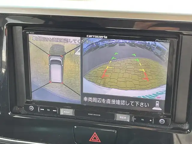 日産 デイズ ルークス ハイウェイスターX 宮崎県 2017(平29)年 5.5万km ホワイトパール ナビ【AVIC-RZ301】/アラウンドビューモニター/フルセグTV/パワースライドドア/アイドリングストップ/衝突軽減ブレーキ/純正14インチAW/LEDヘッドライト/エアバックW＋サイド/プッシュスタート/メモリナビ