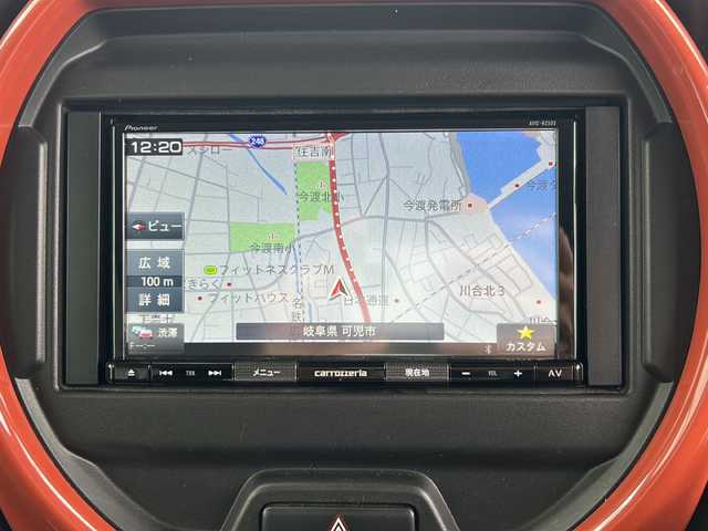 スズキ ハスラー HYBRID G 岐阜県 2022(令4)年 5.2万km バーミリオンオレンジ/ガンメタリック2トーン 登録時走行距離：51929km/ナビ（AVIC-RZ503）/バックモニター/テレビ・Bluetooth・CD・USB/デュアルカメラブレーキサポート/レーンキープアシスト/コーナーセンサー/シートヒーター/ETC/オートライト/プッシュスタート/スマートキー/保証書/取扱説明書