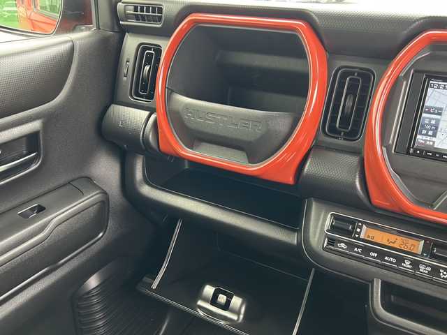 スズキ ハスラー HYBRID G 岐阜県 2022(令4)年 5.2万km バーミリオンオレンジ/ガンメタリック2トーン 登録時走行距離：51929km/ナビ（AVIC-RZ503）/バックモニター/テレビ・Bluetooth・CD・USB/デュアルカメラブレーキサポート/レーンキープアシスト/コーナーセンサー/シートヒーター/ETC/オートライト/プッシュスタート/スマートキー/保証書/取扱説明書