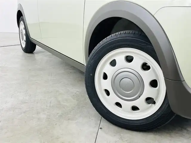 スズキ ラパン ＬＣ X 福島県 2022(令4)年 2.2万km トラッドカーキメタリック/アーバンブラウン 2トーン デュアルカメラブレーキサポート/・横滑り防止機能/・レーンキープアシスト/純正8インチナビ/・型番；CN-FZ886/・CD/DVD/BT/USB/USB/HDMI/iPod/FM/AM/シートヒーター/LEDヘッドライト/純正アルミホイール付きサマータイヤ/ステアリングリモコン/プッシュスタート/・スマートキー