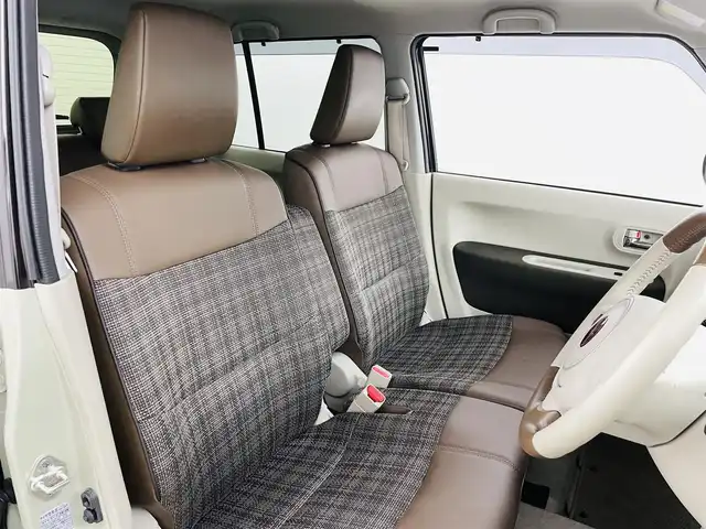 スズキ ラパン ＬＣ X 福島県 2022(令4)年 2.2万km トラッドカーキメタリック/アーバンブラウン 2トーン デュアルカメラブレーキサポート/・横滑り防止機能/・レーンキープアシスト/純正8インチナビ/・型番；CN-FZ886/・CD/DVD/BT/USB/USB/HDMI/iPod/FM/AM/シートヒーター/LEDヘッドライト/純正アルミホイール付きサマータイヤ/ステアリングリモコン/プッシュスタート/・スマートキー