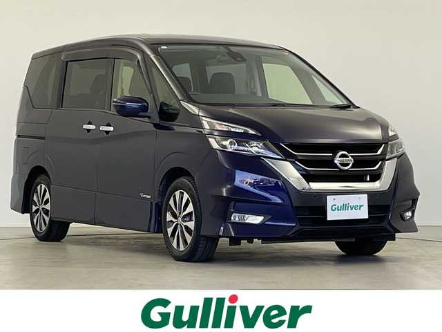 日産 セレナ ハイウェイスター プロパイロットED 岐阜県 2017(平29)年 5.8万km アズライトブルー プロパイロット/純正フリップダウンモニター/純正9インチメモリナビ/フルセグ/BT/DVD/BD/USB/バックカメラ/純正ドライブレコーダー/ビルトインETC/衝突軽減ブレーキ/両側パワースライドドア/クリアランスソナー/純正16インチAW/純正フロアマット/サイドバイザー/LEDオートライト/フォグランプ/シートバックテーブル/サンシェード/アイドリングストップ/ステアリングスイッチ/スマートキー/スペアキー