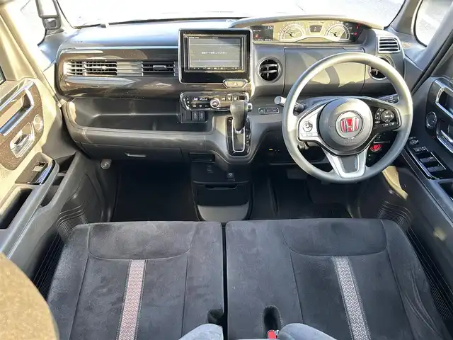 ホンダ Ｎ ＢＯＸ カスタム G L ホンダセンシング 愛媛県 2019(平31)年 5.3万km シャイニンググレーM 社外ナビ（Panasonic製）/BT/AM・FM/CD/DVD/フルセグTV/ビルトインETC/前後ドライブレコーダー/バックカメラ/コーナーセンサー/クルーズコントロール/衝突軽減システム/レーンキープアシスト/横滑り防止装置/片側パワースライドドア/後席フルフラットシート/LEDヘッドライト/フォグランプ/純正アルミホイール