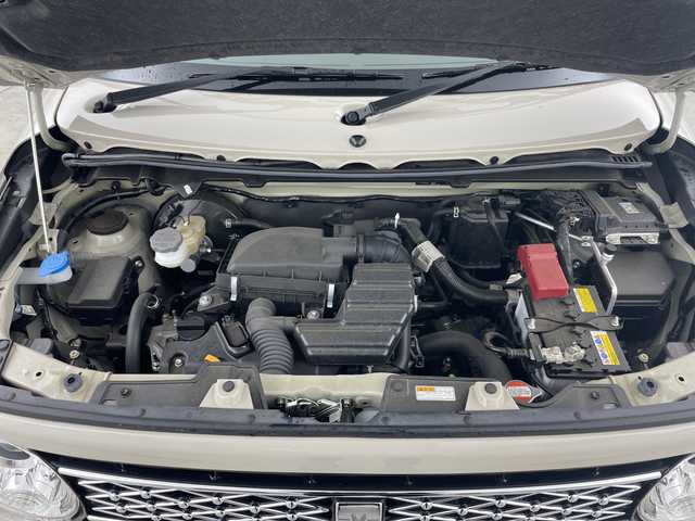 スズキ ラパン X 愛知県 2023(令5)年 0.7万km フォーンベージュM 禁煙車/純正7インチナビ/（CD/DVD/Bluetooth/フルセグTV/SD/USB)/全方位カメラ/スズキセーフティサポート/・衝突軽減ブレーキ/・レーンキープアシスト/・オートマチックハイビーム/・パーキングセンサー/ETC/前後ドライブレコーダー/シートヒーター/アイドリングストップ/純正14インチアルミホイール/スマートキー/スペアキー1本/プッシュスタート/純正フロアマット/横滑り防止装置/ベンチシート/電動格納ミラー