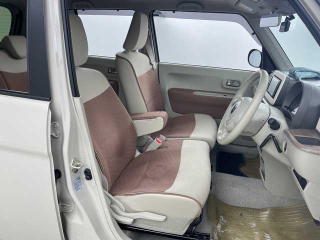 スズキ ラパン X 愛知県 2023(令5)年 0.7万km フォーンベージュM 禁煙車/純正7インチナビ/（CD/DVD/Bluetooth/フルセグTV/SD/USB)/全方位カメラ/スズキセーフティサポート/・衝突軽減ブレーキ/・レーンキープアシスト/・オートマチックハイビーム/・パーキングセンサー/ETC/前後ドライブレコーダー/シートヒーター/アイドリングストップ/純正14インチアルミホイール/スマートキー/スペアキー1本/プッシュスタート/純正フロアマット/横滑り防止装置/ベンチシート/電動格納ミラー