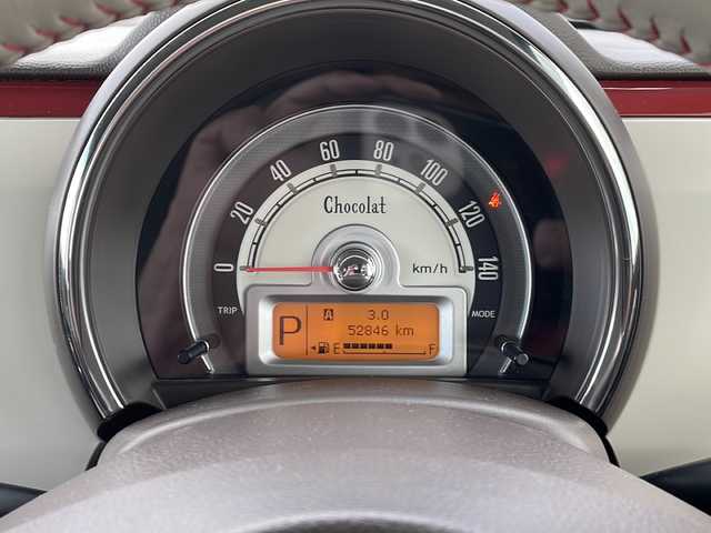 スズキ ラパン ショコラ X 新潟県 2013(平25)年 5.3万km シャンパンピンクPM 社外SDナビ(MDV-L300)/CD/DVD/ワンセグテレビ/革シート/ベンチシート/スマートキー/プッシュスタート/キセノンヘッドライト/オートライト/アイドリングストップ