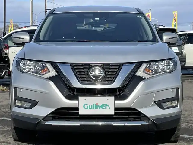 日産 エクストレイル ハイブリッド 20S 道央・札幌 2020(令2)年 8.8万km ブリリアントシルバー ４WD/純正SDナビ/AM/FM/BT/CD/AUX/ワンセグ/衝突被害軽減ブレーキ/横滑り防止装置/クルーズコントロール/ダウンヒルアシストコントロール/パーキングアシスト/クリアランスソナー/バックカメラ/サイドカメラ/フロントカメラ/全方位カメラ/アラウンドビューモニター/ビルトインETC/レザーシート/ステアリングリモコン/ECON/プッシュスタート/スマートキー/ハロゲンヘッドライト/オートライト/フォグランプ/ヘッドライトレベライザー/電動格納ミラー/ウィンカーミラー/社外フロアマット/ドアバイザー/スペアキー/スチールホイール付夏タイヤ積込/　（純正ホイールキャップ有）/225/65/R17/2019年/山3mm