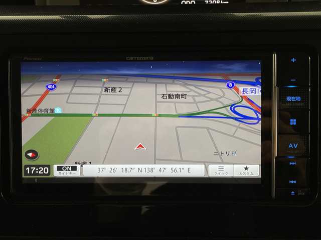 トヨタ ルーミー G 新潟県 2024(令6)年 0.8万km ブラックマイカメタリック 4WD/スマートアシスト/メモリナビ/　CD/DVD/Bluetooth/フルセグ/バックカメラ/両側パワースライドドア/LEDオートライト/シートヒーター/ステアリングリモコン/レーンキープアシスト/フォグランプ/電格ミラー/ウィンカーミラー/スマートキー/ビルトインETC