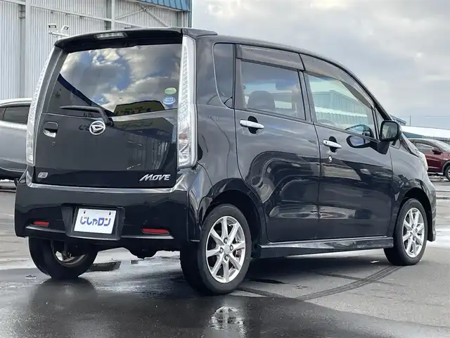 ダイハツ ムーヴ カスタム X 道北・旭川 2013(平25)年 5.3万km ブラックマイカメタリック (株)IDOMが運営する【じしゃロン旭川店】の自社ローン対象車両になります。こちらは現金ご利用時の価格です。/自社ローンご希望の方は別途その旨お申付け下さい/　/・社外オーディオ(CD/BT)/・エコアイドル/・電動格納ウィンカーミラー/・フロントデアイサー/・リアデフォッガー/・プッシュスタート/・スマートキー1個/・フォグランプ/・オートライト/・現車装着サマータイヤ 純正AW155/65R14