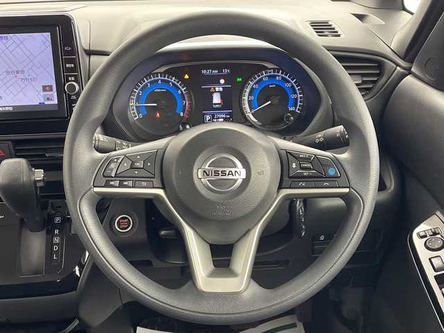 日産 ルークス HWS X プロパイロットED 福島県 2021(令3)年 2.7万km チタニウムグレーM/シルキーホワイト /禁煙車　//純正９インチナビ　//アラウンドビューモニター　//両側パワースライドドア　//プロパイロット　//衝突被害軽減ブレーキ　//ナビ連動ドライブレコーダー　//スペアキー　//コーナーセンサー　//ビルトインＥＴＣ　//ＵＳＢ入力端子//クリアランスソナー