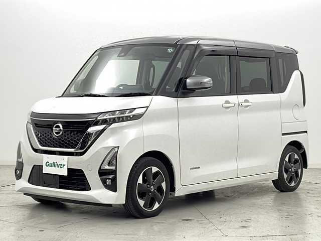 日産 ルークス ハイウェイスター X 宮城県 2020(令2)年 4.1万km チタニウムグレーM/シルキーホワイト 禁煙車/アラウンドビューモニター/エマージェンシーブレーキ/車線逸脱警報/オートハイビームアシスト/純正9インチナビ/・CD.DVD.SD.BT/フルセグTV/両側パワースライドドア/ハンズフリーオートスライドドア/前後コーナーセンサー/LEDヘッドライト/LEDフォグランプ/アイドリングストップ/横滑り防止装置/プッシュスタート/スマートキー/ロールサンシェード/純正14インチアルミホイール/純正フロアマット