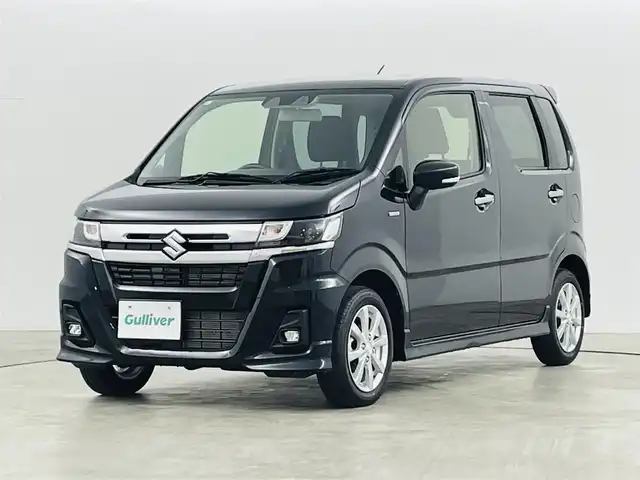 スズキ ワゴンＲ カスタムＺ HYBRID ZX 福島県 2024(令6)年 0.1万km ブルーイッシュブラックパール3 スズキセーフティサポート/・デュアルカメラカメラブレーキサポート/・車線逸脱抑制制御機能/・車線逸脱警報/・リアパーキングセンサー/・アダプティブクルーズコントロール/・オートハイビーム/社外ナビ（AVN110M）/動作未確認（起動せず）/シートヒーター（Dのみ）/ステアリングスイッチ/プッシュスタート/スマートキー×2/LEDヘッドライト/LEDフォグ/純正AW/ウィンカーミラー/オートライト