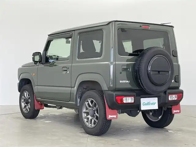 スズキ ジムニー XC 富山県 2019(平31)年 4.3万km ジャングルグリーン 社外ナビ（AM/FM/DVD/BT/フルセグ）/ドライブレコーダー/ETC/D/N席シートヒーター/衝突被害軽減システム/クルーズコントロール/レーンキープアシスト/横滑り防止装置/純正アルミホイール/純正フロアマット/オートLEDライト/フォグライト/革巻きステアリング/ステアリングスイッチ/スマートキー/スペアキー