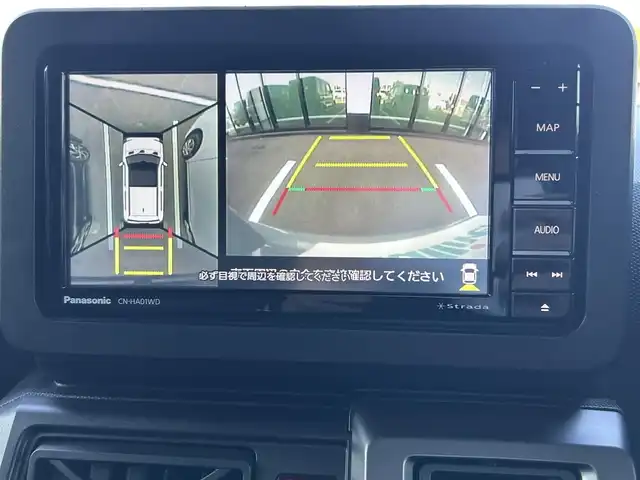 ダイハツ タフト G ターボ クロムベンチャー 群馬県 2022(令4)年 2万km レイクブルーメタリック 社外ナビ/　(AM/FM/BT/TV/CD/DVD/SD)/ガラスルーフ/ルーフレール/パノラミックビューモニター/スマートアシスト/衝突警報機能/衝突回避支援ブレーキ機能/ブレーキ制御付き誤発進抑制/車線逸脱抑制制御機能/車線逸脱警報/先行車発進お知らせ機能/ふらつき警報/レーンキープコントロール/コーナーセンサー/レーダークルーズコントロール/標識認識機能/ETC/前後ドライブレコーダー/社外フロアマット/純正ドアバイザー/前席シートヒーター/ステアリングリモコン/AUTOライト/LEDヘッドライト/スペアキー