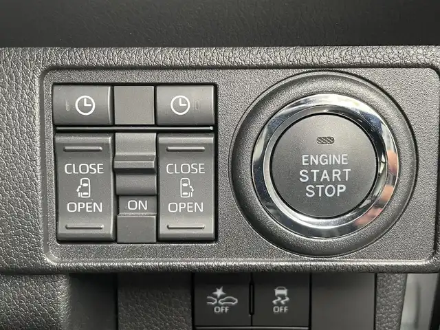 ダイハツ ムーヴ キャンバス ストライプス G 静岡県 2023(令5)年 1.4万km シャイニングホワイトパール/ファインミントメタリック 純正ナビ/　（Bluetooth/DVD/CD）/フルセグTV/バックカメラ/スマートアシスト/衝突被害軽減システム/レーンキープアシスト/前後コーナーセンサー/両側パワースライドドア/前席シートヒーター/保温機能付きカップホルダー/電動パーキングブレーキ/オートブレーキホールド/ETC/前方ドライブレコーダー/LEDヘッドライト/プッシュスタート/スマートキー/スペアキー1本有り/純正フロアマット/取扱説明書/保証書