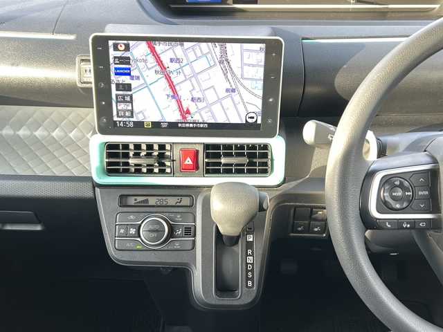 ダイハツ タント X 秋田県 2021(令3)年 4.5万km マスタードイエローマイカメタリック 純正SDナビ/純正CD、DVD、BT、TV/パワースライドドア/全方位カメラ/ドライブレコーダー/コーナーセンサー/ETC/スペアキー/取説、保証書