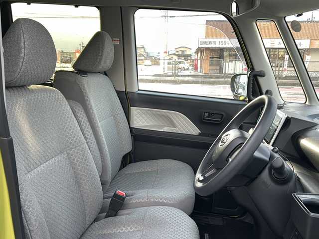 ダイハツ タント X 秋田県 2021(令3)年 4.5万km マスタードイエローマイカメタリック 純正SDナビ/純正CD、DVD、BT、TV/パワースライドドア/全方位カメラ/ドライブレコーダー/コーナーセンサー/ETC/スペアキー/取説、保証書