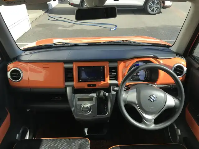 スズキ ハスラー G ターボ 富山県 2016(平28)年 4.4万km パッションオレンジマイカ/スペリアホワイト ディスプレイオーディオ/Bluetooth/衝突被害軽減ブレーキ/横滑り防止装置/アイドリングストップ/シートヒーター/オートライト/ベンチシート/プッシュスタート/スマートキー/スペアキー１本/電動格納ミラー/ETC