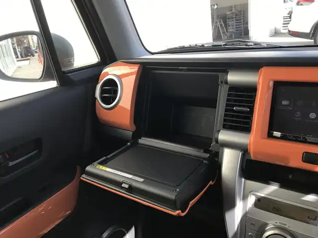 スズキ ハスラー G ターボ 富山県 2016(平28)年 4.4万km パッションオレンジマイカ/スペリアホワイト ディスプレイオーディオ/Bluetooth/衝突被害軽減ブレーキ/横滑り防止装置/アイドリングストップ/シートヒーター/オートライト/ベンチシート/プッシュスタート/スマートキー/スペアキー１本/電動格納ミラー/ETC