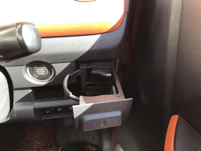 スズキ ハスラー G ターボ 富山県 2016(平28)年 4.4万km パッションオレンジマイカ/スペリアホワイト ディスプレイオーディオ/Bluetooth/衝突被害軽減ブレーキ/横滑り防止装置/アイドリングストップ/シートヒーター/オートライト/ベンチシート/プッシュスタート/スマートキー/スペアキー１本/電動格納ミラー/ETC