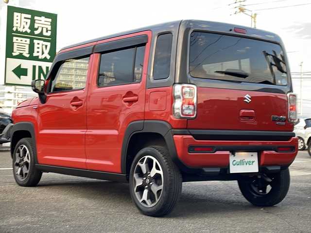 スズキ ハスラー HYBRID X 徳島県 2020(令2)年 7.2万km バーミリオンオレンジ/ガンメタリック2トーン 7ワイド型ナビ【MDV-D407BTW】/（Bluetooth/ワンセグ/CD/DVD/FM/AM/SD/USB/ipod）/バックカメラ/シートヒーター（D+N席）/デュアルカメラブレーキサポート/クリアランスソナー/LEDヘッドライト/オートハイビーム/フォグライト/ETC/純正AW/社外フロアマット/ドアバイザー/電格ミラー/プッシュスタート/スマートキー