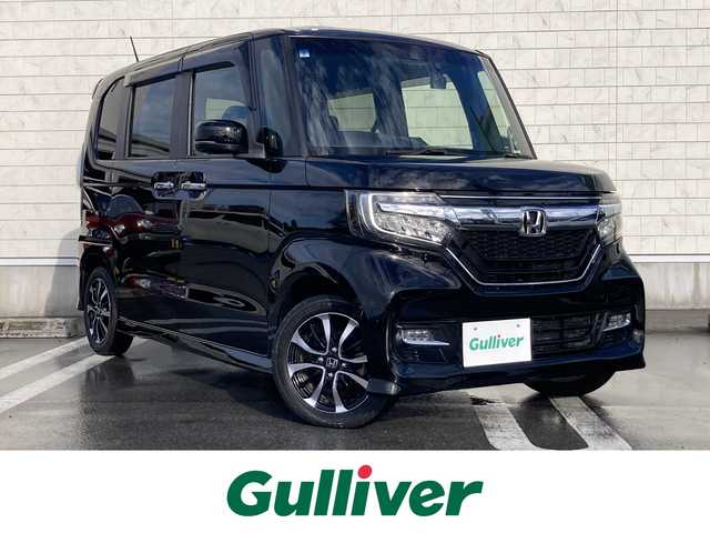 ホンダ Ｎ ＢＯＸ カスタム G EX ホンダセンシング 静岡県 2019(令1)年 4.7万km クリスタルブラックパール HondaSENSING/純正メモリーナビ(VXM-194VFi)/　AM FM CD DVD Bluetooth USb/ビルトインETC/LEDオートヘッドランプ/レーダークルーズコントロール/両側パワースライドドア/アレルクリーンプラスシート/ステアリングスイッチ/純正14インチアルミホイール/リアクリアランスソナー/リアロールサンシェード/フルセグTV/バックモニター/ドライブレコーダー