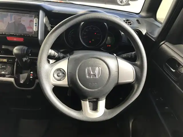 ホンダ Ｎ ＢＯＸ SSパッケージ 富山県 2014(平26)年 8.1万km スマートブラック 純正ナビ/ワンセグTV/Bluetooth/バックカメラ/衝突被害軽減ブレーキ/両側パワースライドドア/スマートキー/プッシュスタート/ステアリングスイッチ/ヘッドライトレベライザー/横滑り防止装置/ETC/ウインカーミラー/電動格納ミラー