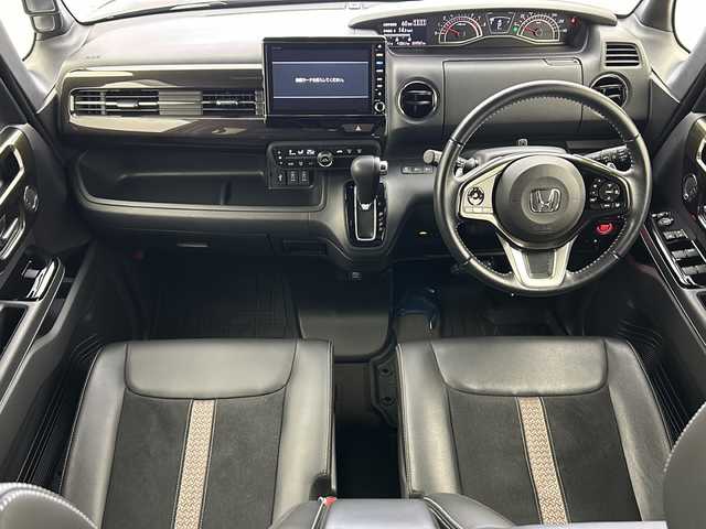 ホンダ Ｎ ＢＯＸ カスタム G EX ターボ ホンダセンシング 宮城県 2019(平31)年 2万km クリスタルブラックパール 純正8型ナビ/・BT接続/フルセグTV/ミュージックプレイヤー接続/両側パワースライドドア/ホンダセンシング/・衝突軽減ブレーキ/・アダプティブクルーズコントロール/・路外逸脱抑制機能/・オートハイビーム/助手席スーパースライドシート/ハーフレザーシート/パドルシフト/充電用USBポート/LEDヘッドライト/フォグランプ/シーケンシャルターンランプ/純正15インチアルミホイール/禁煙車