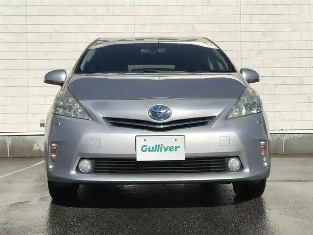トヨタ プリウス α G 富山県 2013(平25)年 8.7万km シルバーM 社外ナビ/フルセグTV/Bluetooth/バックカメラ/ドライブレコーダー/クルーズコントロール/プッシュスタート/スマートキー/オートライト/ウインカーミラー/電動格納ミラー/フォグランプ/三列シート/　　　　　　　
