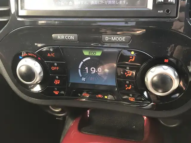 日産 ジューク 15RX パーソナライズパック 富山県 2013(平25)年 5.7万km パッションレッド 純正ナビ/フルセグTV/Bluetooth/バックカメラ/ドライブレコーダー/スマートキー/プッシュスタート/横滑り防止装置/ETC/アイドリングストップ/ヘッドライトレベライザー/電動格納ミラー