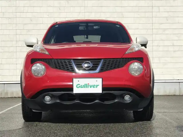 日産 ジューク 15RX パーソナライズパック 富山県 2013(平25)年 5.7万km パッションレッド 純正ナビ/フルセグTV/Bluetooth/バックカメラ/ドライブレコーダー/スマートキー/プッシュスタート/横滑り防止装置/ETC/アイドリングストップ/ヘッドライトレベライザー/電動格納ミラー