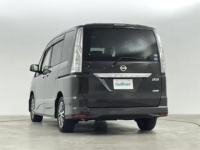 日産 セレナ HWS S HV Vセレ +Sefty 福島県 2014(平26)年 7.7万km タイガーアイブラウン 衝突軽減/・車線逸脱警報/フリップダウンモニター/社外７インチナビ/・型番；CN-RX01WD/・フルセグ/TV/BT/SD/CD/DVD/Blu-ray/バックカメラ/両側パワースライドドア/クルーズコントロール/LEDオートライト/・フォグライト/３列シート/・レザーシート/・ウォークスルー/・ロールサンシェード/純正アルミホイール付きサマータイヤ/純正フロアマット/純正ドアバイザー/電動格納ミラー/・ウィンカーミラー/アイドリングストップ/プッシュスタート/・スマートキー