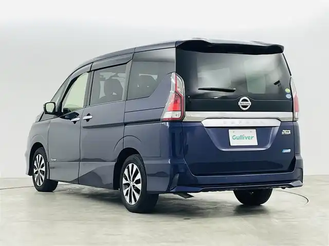 日産 セレナ ハイウェイスター G 福島県 2017(平29)年 5.2万km アズライトブルー エマージェンシーブレーキ/クルーズコントロール/車線逸脱警報/コーナーセンサー（前後）/駐車支援/標識検知/アラウンドビューモニター/社外ナビ/・フルセグTV/・BT.SD.CD/DVD.USB.iPod/両側パワースライド/ETC/プッシュスタート/LEDヘッドライト/スマートキー/ステアリングスイッチ/社外ドライブレコーダー/アイドリングストップ/純正AW/純正フロアマット