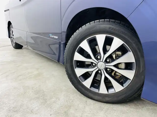 日産 セレナ ハイウェイスター G 福島県 2017(平29)年 5.2万km アズライトブルー エマージェンシーブレーキ/クルーズコントロール/車線逸脱警報/コーナーセンサー（前後）/駐車支援/標識検知/アラウンドビューモニター/社外ナビ/・フルセグTV/・BT.SD.CD/DVD.USB.iPod/両側パワースライド/ETC/プッシュスタート/LEDヘッドライト/スマートキー/ステアリングスイッチ/社外ドライブレコーダー/アイドリングストップ/純正AW/純正フロアマット