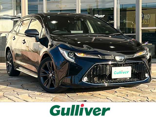 トヨタ カローラツーリング ダブルバイビー 静岡県 2020(令2)年 3.2万km ブラックマイカ ディスプレイオーディオ/バックカメラ/合皮レザーシート/シートヒーターD＋N席/ハンドルヒーター/ドライブレコーダー/追従ありクルーズコントロール/RSA/W＋サイドエアバッグ/カーテンエアバッグ/コーナーセンサー/ETC/LEDヘッドライト/フォグランプ/スマートキー/スペアキー×１/パーキングサポートブレーキ