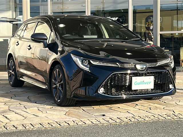 トヨタ カローラツーリング ダブルバイビー 静岡県 2020(令2)年 3.2万km ブラックマイカ ディスプレイオーディオ/バックカメラ/合皮レザーシート/シートヒーターD＋N席/ハンドルヒーター/ドライブレコーダー/追従ありクルーズコントロール/RSA/W＋サイドエアバッグ/カーテンエアバッグ/コーナーセンサー/ETC/LEDヘッドライト/フォグランプ/スマートキー/スペアキー×１/パーキングサポートブレーキ