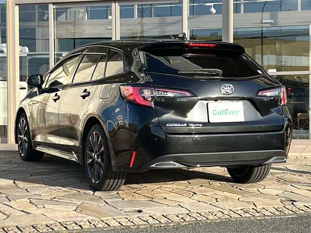 トヨタ カローラツーリング ダブルバイビー 静岡県 2020(令2)年 3.2万km ブラックマイカ ディスプレイオーディオ/バックカメラ/合皮レザーシート/シートヒーターD＋N席/ハンドルヒーター/ドライブレコーダー/追従ありクルーズコントロール/RSA/W＋サイドエアバッグ/カーテンエアバッグ/コーナーセンサー/ETC/LEDヘッドライト/フォグランプ/スマートキー/スペアキー×１/パーキングサポートブレーキ