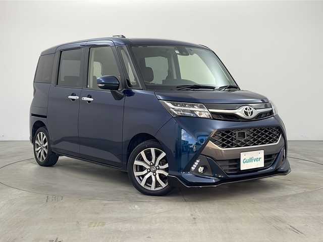 トヨタ タンク カスタムG－T 兵庫県 2017(平29)年 6.9万km レーザーブルークリスタルシャイン ・純正9インチナビ（NSZT-Y66T）/CD/DVD/SD/TV/Bluetooth/・バックカメラ/・ETC/・純正ドライブレコーダー/・クルーズコントロール/・スマートアシストII/衝突回避支援ブレーキ機能/衝突警報機能/車線逸脱警報機能/誤発進抑制制御機能/後方誤発進抑制制御機能/先行車発進お知らせ機能/・ＬＥＤヘッドライト/・オートライト/・フォグランプ/・両側パワースライドドア/・アイドリングストップ/・純正15インチアルミホイール/・純正フロアマット/・スマートキー/・プッシュスタート