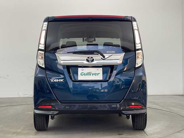 トヨタ タンク カスタムG－T 兵庫県 2017(平29)年 6.9万km レーザーブルークリスタルシャイン ・純正9インチナビ（NSZT-Y66T）/CD/DVD/SD/TV/Bluetooth/・バックカメラ/・ETC/・純正ドライブレコーダー/・クルーズコントロール/・スマートアシストII/衝突回避支援ブレーキ機能/衝突警報機能/車線逸脱警報機能/誤発進抑制制御機能/後方誤発進抑制制御機能/先行車発進お知らせ機能/・ＬＥＤヘッドライト/・オートライト/・フォグランプ/・両側パワースライドドア/・アイドリングストップ/・純正15インチアルミホイール/・純正フロアマット/・スマートキー/・プッシュスタート