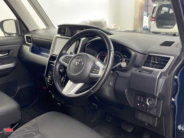 トヨタ タンク カスタムG－T 兵庫県 2017(平29)年 6.9万km レーザーブルークリスタルシャイン ・純正9インチナビ（NSZT-Y66T）/CD/DVD/SD/TV/Bluetooth/・バックカメラ/・ETC/・純正ドライブレコーダー/・クルーズコントロール/・スマートアシストII/衝突回避支援ブレーキ機能/衝突警報機能/車線逸脱警報機能/誤発進抑制制御機能/後方誤発進抑制制御機能/先行車発進お知らせ機能/・ＬＥＤヘッドライト/・オートライト/・フォグランプ/・両側パワースライドドア/・アイドリングストップ/・純正15インチアルミホイール/・純正フロアマット/・スマートキー/・プッシュスタート