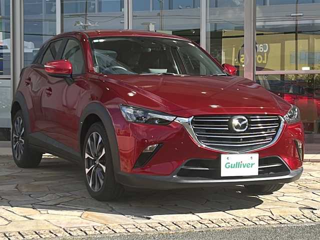 マツダ ＣＸ－３ 15S ツーリング 静岡県 2023(令5)年 2.1万km ソウルレッドクリスタルM 純正ナビ（FM AM aha Stitcher Bluetooth USB CD AUX DVD フルセグTV）/全方位カメラ/バックカメラ/ドライブレコーダー/MTモード付きAT/BSM/電動パーキング/オートホールド/ステアリングリモコン/前後コーナーセンサー/純正アルミホイール/W＋サイドエアバッグ/カーテンエアバッグ/LEDヘッドライト/スマートキー/スペアキー×１/プッシュスタート