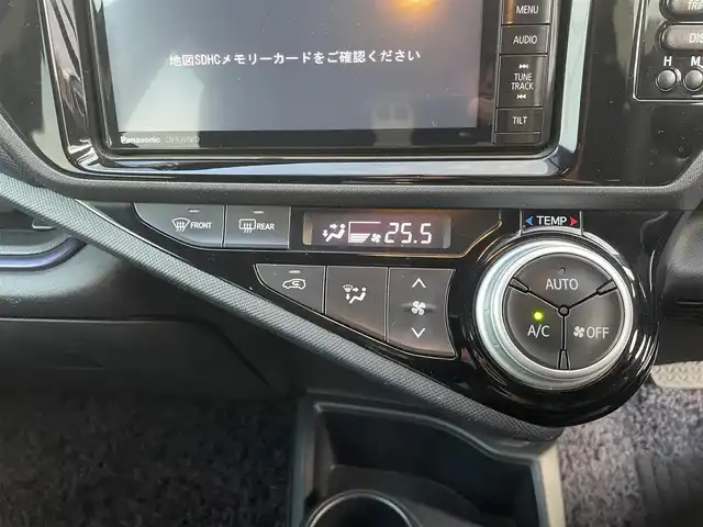 トヨタ アクア S 愛知県 2015(平27)年 7.3万km ブラックマイカ モデリスタエアロ　/社外ナビ　/フルセグＴＶ　/Ｂｌｕｅｔｏｏｔｈ　/ＥＴＣ　/純正フロアマット　/オートライト　/ＣＤ　/ＤＶＤ　/ＵＳＢ　/スマートキー　/社外アルミホイール