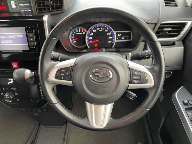 ダイハツ トール カスタムG リミテッド SAⅢ 千葉県 2019(令1)年 4.3万km レーザーブルークリスタルシャイン 純正メモリナビ/(フルセグTV/BT/CD/DVD/FM/AM)/全周囲カメラ/ナビ連動ドライブレコーダー前後/衝突被害軽減システム/車線逸脱警報/クルーズコントロール/両側パワースライドドア/横滑り防止装置/ビルトインETC/アイドリングストップ/LEDヘッドライト/フォグランプ/オートライト/ウィンカーミラー/電動格納ミラー/純正14インチAW/シートヒーター/シートリフター/プッシュスタート/スマートキー/フロアマット